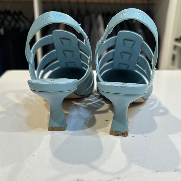 Chic Blue Slingback Heels by PINKO - Picture 3 of 5